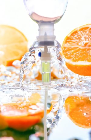 Vitamin,C,Set,Iv,Drip,Orange,Fruit,Therapy,Infusion,Treatment